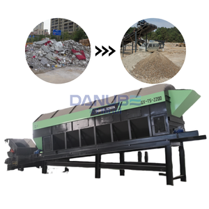 Hot Selling Shaftless <b>Roller</b> Screen Compost Trommel Rotary Drum Screen Separator - Product Image 1