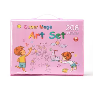 208 Stukken Aquarel Pen Set Voor Studenten En Kinderen Schildergereedschap Kunst Schilderij Doos Kleur Pen Set Borstel Geschenkdoos