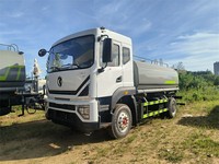 Camions-citerne Dongfeng à prix d'usine, capacité de 10 mètres cubes, avec réservoir d'eau en acier inoxydable, camion-citerne à eau à vendre