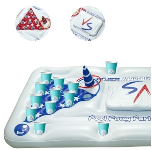 <span class=keywords><strong>Inflatable</strong></span> cốc nước lỗ nổi Hàng hồ bơi PING-PONG Bảng 28 Coke nổi giường bia Bảng Giải trí Băng máng - Product Image 3