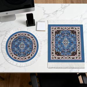 <span class=keywords><strong>Tapis</strong></span> de <span class=keywords><strong>souris</strong></span> XHY écologique vintage bohème, lot de 2, tissu tissé, style jeu, <span class=keywords><strong>tapis</strong></span> pour décoration de table de bureau - Product Image 1