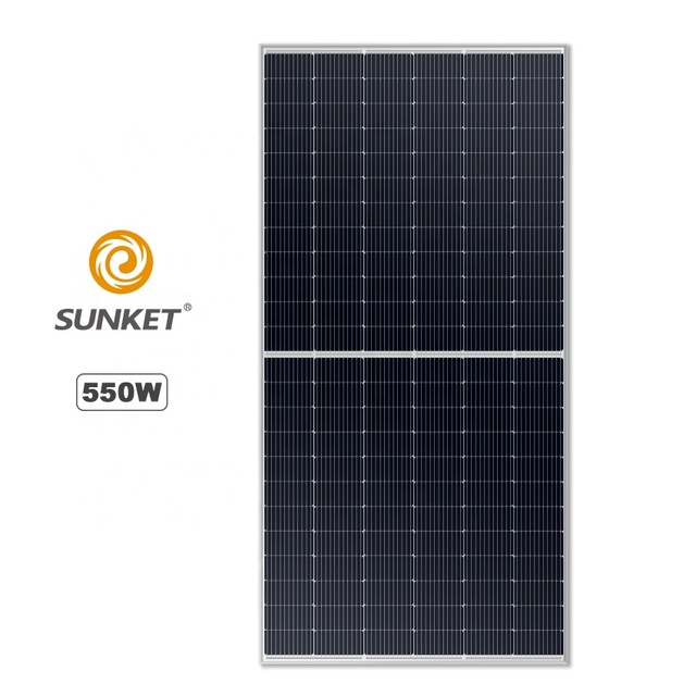 Sunket Solar Panel Mono 250W 300W 350W 400W 500W 550w Solar Panel Half Cell 182mm High Efficiency Quality Solar Panels