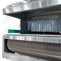 Leadworld Fruit- en Groentebewerkingslijn Snijmachine Motor 500kg/u Continue Verwerking Koelsysteem RVS Constructie