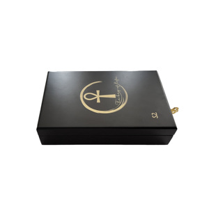 Đồ lưu niệm đám cưới màu đỏ hộp đồ trang sức trái tim hộp quà tặng bằng gỗ bộ nhớ ngực - Product Image 5