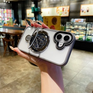 เคสโทรศัพท์ iPhone 16 Pro Max รุ่นหรูหรา ประดับกลิตเตอร์วิบวับ ดาวระยิบระยับ สำหรับผู้หญิงและเด็กผู้หญิง ใช้ได้กับ iPhone 15 Pro 14 พร้อมวงแหวนแม่เหล็กและขาตั้ง - Product Image 6