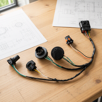Kabel Harness Mobil Grosir Multi Konektor dengan Selubung Anyaman untuk Perbaikan Mesin Mobil, Pasokan Massal