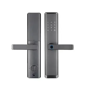 Electronic Keyless Intelligent electric Locks Password Digital Fingerprint Door Handle Lock with Code for Home security