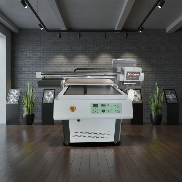 High Quality UV9060 Digital 60cm A1 Flatbed Printer with XP600 Printhead UV Ink 51 Ppm for Acrylic Metal Glass Wood Plastic