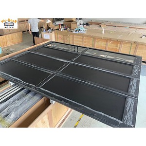 Gran oferta, puerta de <span class=keywords><strong>garaje</strong></span> seccional de nido de abeja sándwich de aluminio, elevador eléctrico, autobloqueo, antirrobo con ventana de perspectiva transparente - Product Image 3