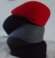 A112702 Chapeau en feutre de laine 100% classique Casquette plate Béret Lvy Chapeau Béret Chapeau pour femmes hommes
