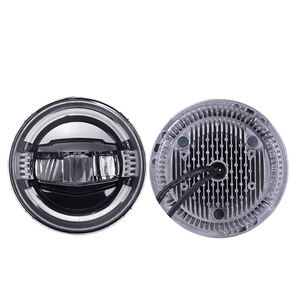 Runner 7 pollici faro Led rotondo Thar fari 12V 24V bianco blu ambra Halo 7 "fari per <span class=keywords><strong>Harley</strong></span> - Product Image 5