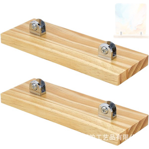 In stock: Adjustable wooden glass display <b>rack</b> for living room, suitable for displaying collectible ceramic <b>plates</b>. - Product Image 5