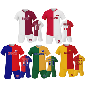 เสื้อฟุตบอลย้อนยุคสไตล์คลาสสิคจากโปรตุเกส ฝรั่งเศส อาร์เจนตินา เยอรมนี เม็กซิโก ขายส่ง มีสินค้าในสต็อก แขนสั้น 100% - Product Image 1