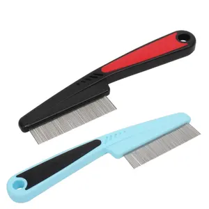 Long Handle Dog And Cat Fine-Toothed Comb To Remove Lice Pet Hair Removal Comb