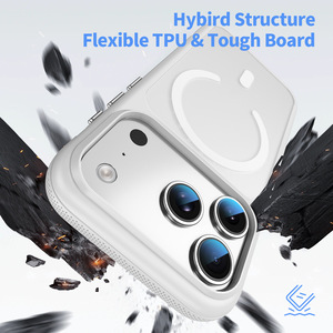 Étui magnétique en TPU+PC de haute qualité pour 14 <span class=keywords><strong>Plus</strong></span>/15/16 Pro Max/17/17 Air/<span class=keywords><strong>8</strong></span> <span class=keywords><strong>Plus</strong></span>/XR, support antidérapant, antichoc - Product Image 2