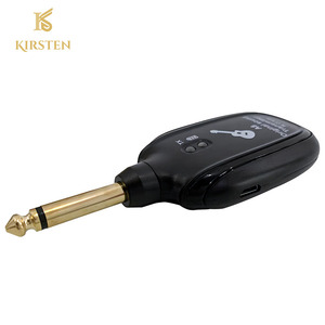 Plug and play 108dB phạm vi năng động UHF ban nhạc Guitar Pickup <span class=keywords><strong>Receiver</strong></span> âm thanh không dây thu phát - Product Image 2