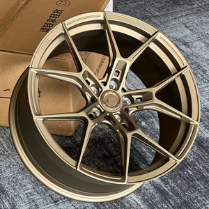 Nuevo Diseño de Última Generación, Ruedas Forjadas de Aluminio de 18-21 Pulgadas, Diseño Multirradio Negro de 30 mm para Autos de Lujo, Ajuste Universal - Product Image 2