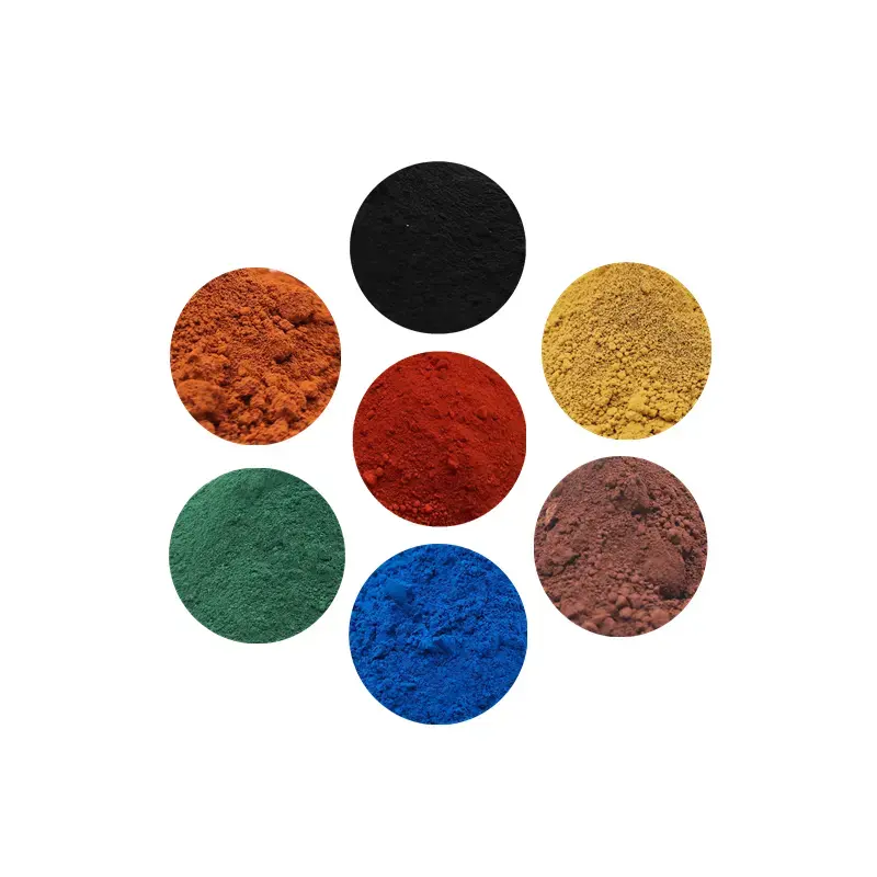 Vendita calda plastica industriale colorante pigmento polvere ossido di ferro pigmenti colorati per vernici ad acqua calce Wash Art Wall Paint