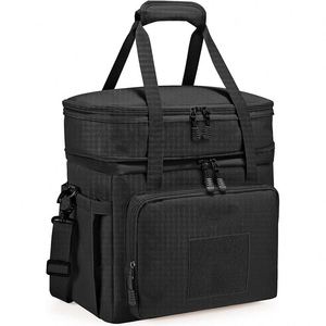 Échantillon Gratuit : Grande Boîte à Lunch Isotherme, Sac Repas Double Compartiment Robuste et Durable, Sacs Glacières Anti-Fuite pour Hommes et Femmes - Product Image 1
