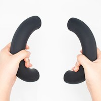 Haltère ergonomique personnalisé en forme de U, mini haltère de 1 kg/2 kg, haltère professionnel en silicone en forme de croissant pour Pilates, yoga, gym à domicile, décoration