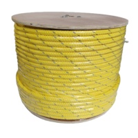 Fournitures en polyester, polypropylène, nylon – Corde de quai double tressée en nylon pour bateau, vente en gros