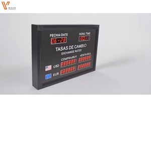 Panneau d'affichage LED adapté pour les banques, panneau numérique LED, panneau d'affichage des taux de change des devises, écran LED - Product Image 5