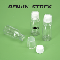 100ml Usine En Gros Recyclable Bouteille En Plastique Sirop Médecine Oral Liquide Bouteille Avec Temper Preuve Bouchon pour la Toux