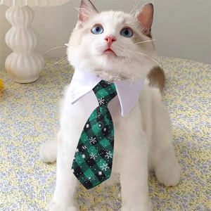 Coloré <span class=keywords><strong>chien</strong></span> de compagnie noël <span class=keywords><strong>mini</strong></span> accessoire accessoires beau gentleman mariage chat cravate collier de fête - Product Image 3
