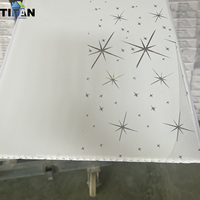 Colombia Falso Techo PVC Laminado Sky Razo PVC de 9mm Placas de Techo PVC Satinado Sky 30x590