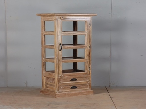 Premium <b>Wooden</b> Showcase Display Cabinet Almirah with Glass Panels and Storage <b>Units</b> for Stylish Home Furniture Collection - Product Image 5