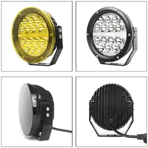 70W 6 polegadas rodada Super Bright Led Luz de condução Marine Boat 4x4 Bumper Truck Offroad 6 polegadas Led Luz de trabalho para off road