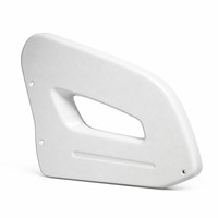 Revêtement en poudre polyester Signal White Wrinkle PBS256090 pour chariots médicaux et chariots à instruments, résistant à l'usure et anti-traces de doigts