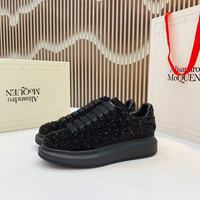 Sneakers de marche haut de gamme pour hommes, personnalisées, avec diamants, ornées de cristaux scintillants, lacées, respirantes, en mesh, semelle intermédiaire en caoutchouc épais