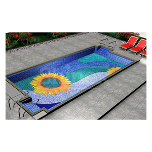 Azulejos de piscina Premium de diseño para piscinas de lujo al aire libre e interiores con superficie antideslizante y alta durabilidad - Product Image 1