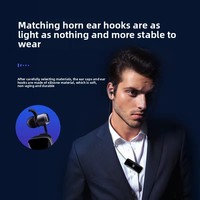 Écouteur sans fil à clipser 5.3 avec affichage numérique LED, réduction de bruit ENC, étanchéité IPX5, autonomie de 20 heures, personnalisable