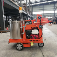 Machine de marquage routier thermoplastique à poussée manuelle haute efficacité pour autoroutes et parkings