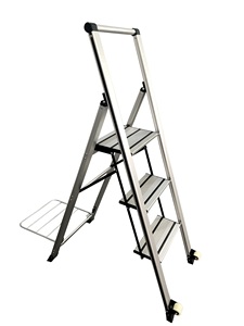 Doppio lato di alluminio 4 passi camera pieghevole costante scala a pioli - Product Image 5