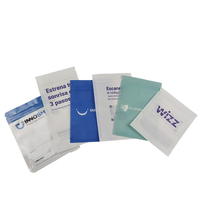 Petite quantité minimale de commande 200 pièces personnalisé un côté clair dents aligneur pochette de qualité médicale petit Mylar aligneur dentaire orthodontique aligneur