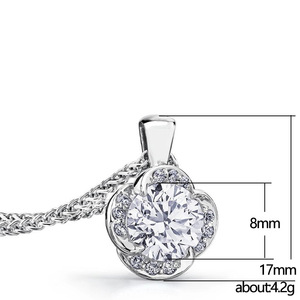 Collana girocollo con cristalli geometrici floreali per donna, gioielli moda estiva - Product Image 2
