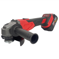 Meuleuse d'angle multifonctionnelle sans fil Li-ion 125 mm à vitesse variable 18 V haute vitesse 9500 tr/min pour décapage de rouille