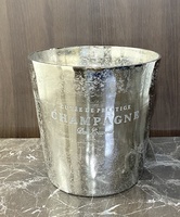 Ember Pendingin Anggur Modern dari Aluminium dengan Lapisan Nikel Mentah - Pendingin Anggur Logam Laris untuk Pesta