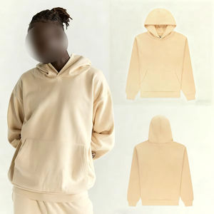 Sweat-shirts unisexes en coton épais, écologiques, respirants, surdimensionnés, confortables, élégants, streetwear, ensembles de survêtement - Product Image 1