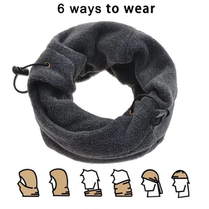 Cực lông cừu Balaclava cho mùa đông đa chức năng mũ và cổ ấm hơn - Product Image 4