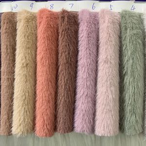 Fourrure de vison lisse anti-chute, imitation fourrure de vison, fourrure de furet, fourrure de vison dorée, tissu en peluche composite - Product Image 5
