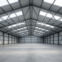 Hangar industriel à structure en acier de conception moderne