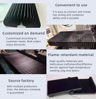 Protection flexible et pliable contre la poussière pour vis à billes, guide linéaire, protection de soufflet CNC pour les industries mécaniques