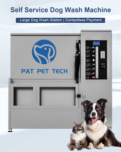 Station de lavage pour animaux de compagnie PATPET, commerciale, en acier inoxydable 304, pour l'extérieur, en libre-service, multifonctionnelle, à pièces - Product Image 4