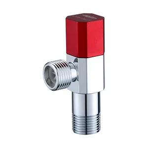 Chịu áp lực cao 90 độ G 1/2 Brass góc dừng van với backflow ngăn chặn