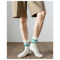 Chaussettes en coton rayées vintage |   Chaussettes de sport confortables et respirantes pour adultes |   Fournisseur OEM en gros