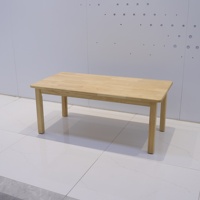 Nouvelle conception, vente en gros, table à manger en bois massif naturel pour enfants, bureau d'étude en bois pour enfants, bureau et chaise d'étude pour enfants